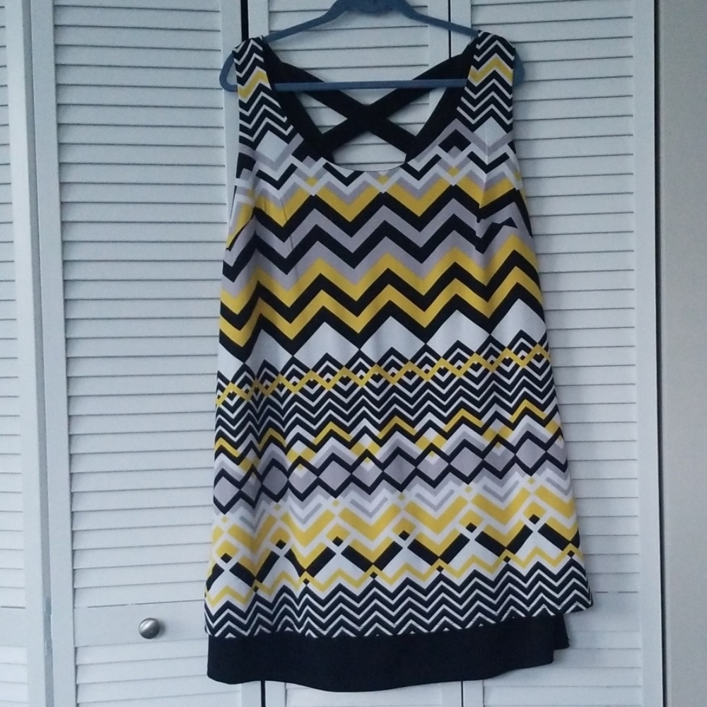 Geometric Print Dress